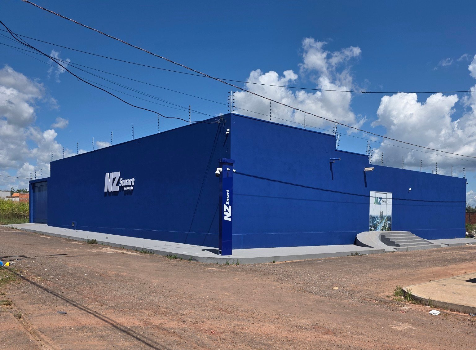 Fachada original da sede da NZ Smart Tecnologia em Imperatriz, Maranhão